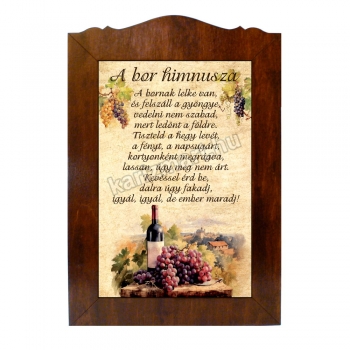 A bor himnusza, Táblakép