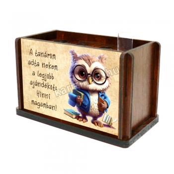 Bagoly diák, Írószertartó