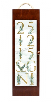 Évszámos monogramos, Italtartó - Bortartó doboz