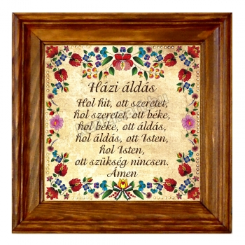Kalocsai Házi áldás, Falikép