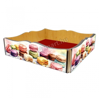 Macaronok, Kínáló tálca - Szalvétatartó