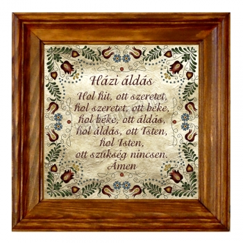 Jász Házi áldás, Falikép
