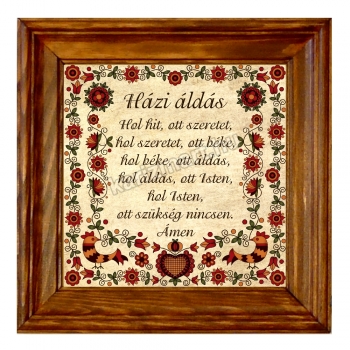 Rábaközi Házi áldás, Falikép